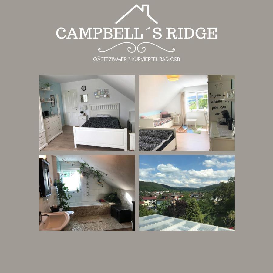 Campbell'S Ridge - Familienzimmer Im Kurviertel Von Bad Orb Buitenkant foto